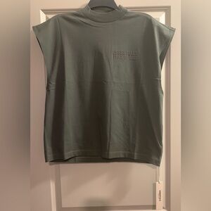 Fear of God Essentials Mock Neck Color Off Black size XL fits womens medium